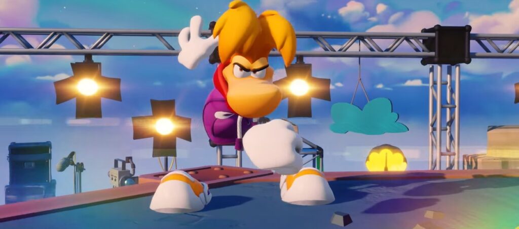 Rayman w Mario + Rabbids Sparks of Hope