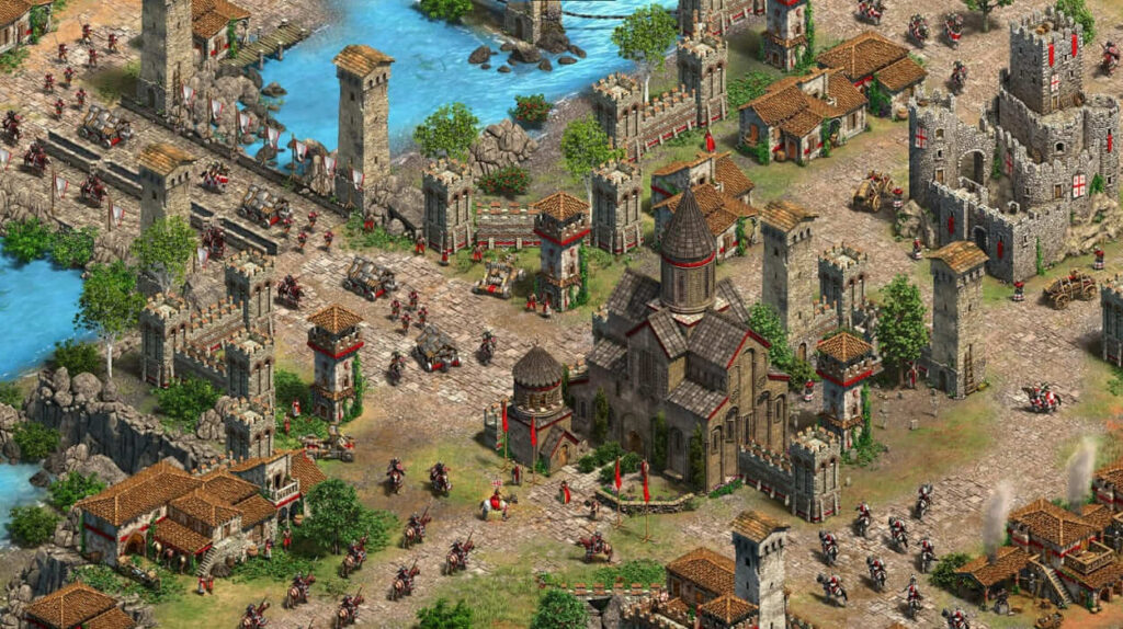 Miasto w DLC The Mountain Royals do Age of Empire 2