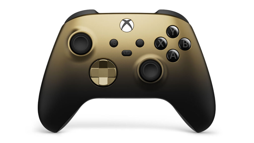 Front kontrolera Xbox Gold Shadow