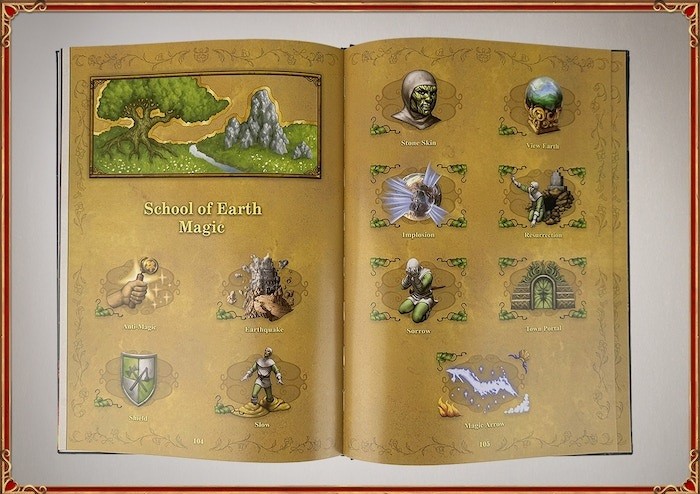 Heroes of Might and Magic 3 Artbook Księga Zaklęć