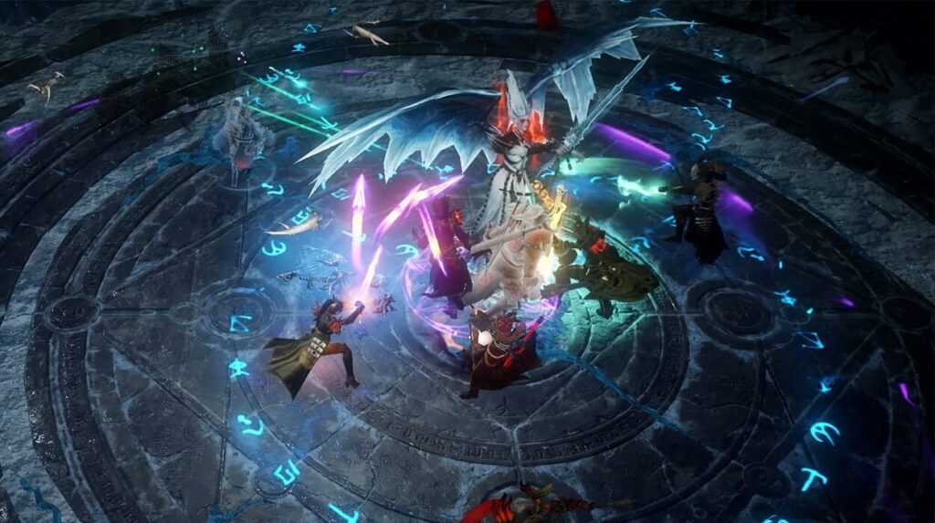Walka z bossem w Diablo Immortal