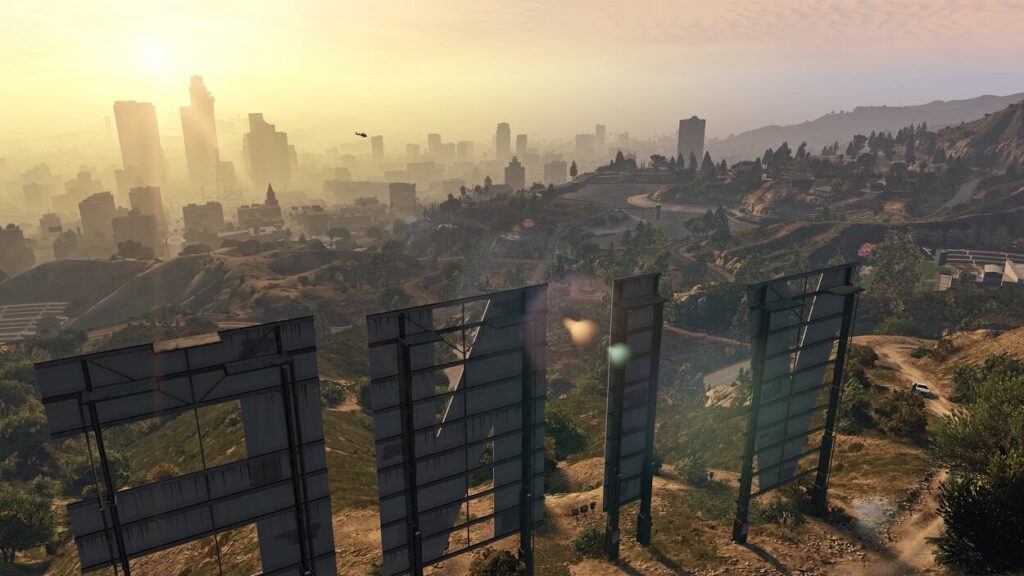 Panorama Los Santos w GTA 5