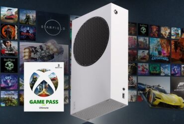 Konsola, Game Pass i gry na grafice promocyjnej Xboxa