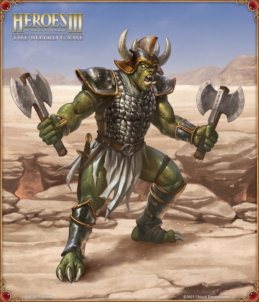 HoMM III The Board Game Ork artwork