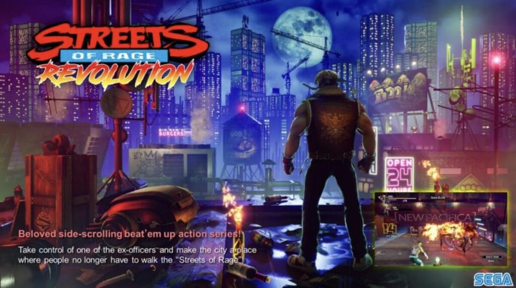 Grafika reklamowa Streets of Rage Revolution