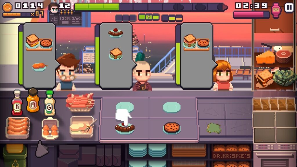 Gameplay w Pixel Cafe