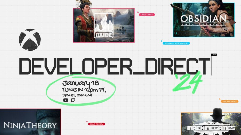 Baner reklamowy Developer Direct Xboxa i Bethesdy