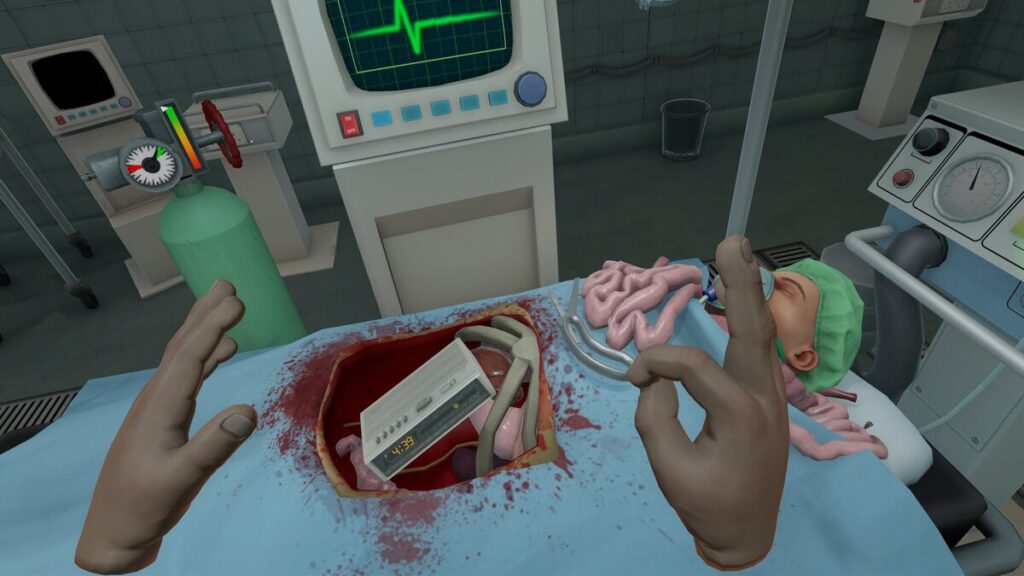 Kadr z Surgeon Simulator