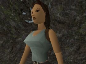 Lara Croft w pierszym Tomb Raider.