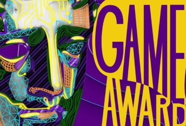 Maska, czyli statuetka nagród BAFTA, na grafice BAFTA Games Awards