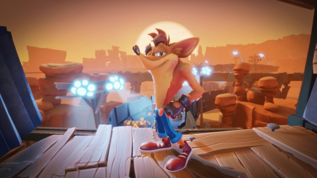 Crash Bandicoot z uśmieszkiem