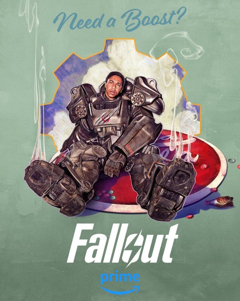 Plakat z serialu Fallout
