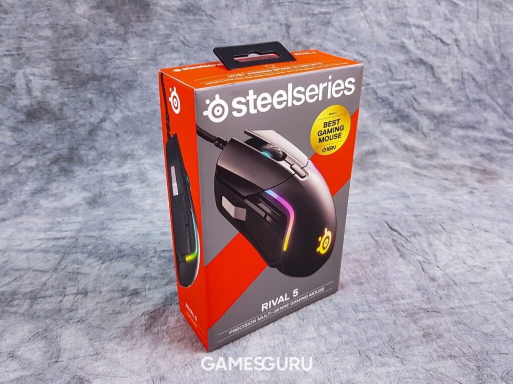 Opakowanie myszy SteelSeries Rival 5