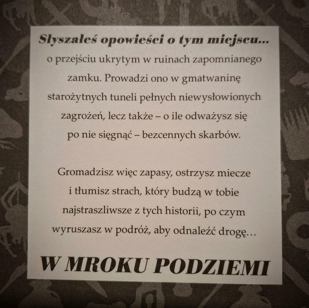 W mroku podziemi - wstęp