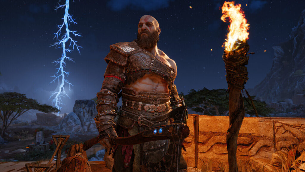 Kratos w God of War Ragnarök