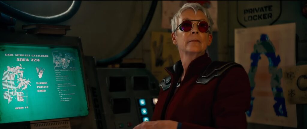 Jamie Lee Curtis w filmie Borderlands