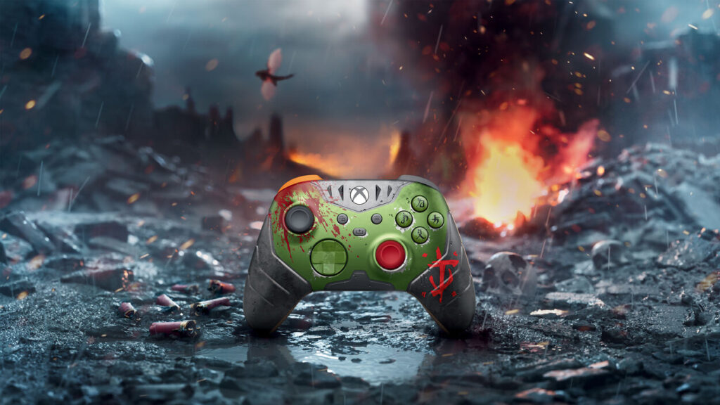 Kontroler bezprzewodowy Xbox — DOOM: The Dark Ages Limited Edition