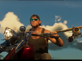 Jason z GTA 6 jadący na motocyklu