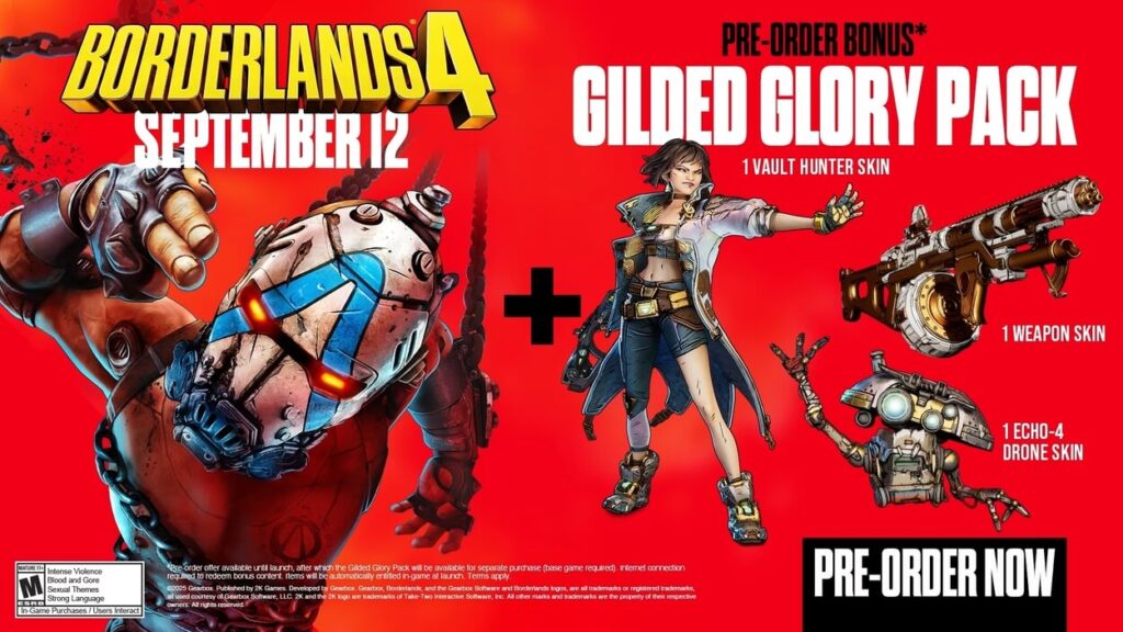Bonusy za preorder Borderlands 4