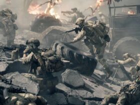 Grupa żołnierzy walczy w mieście w Battlefield 6