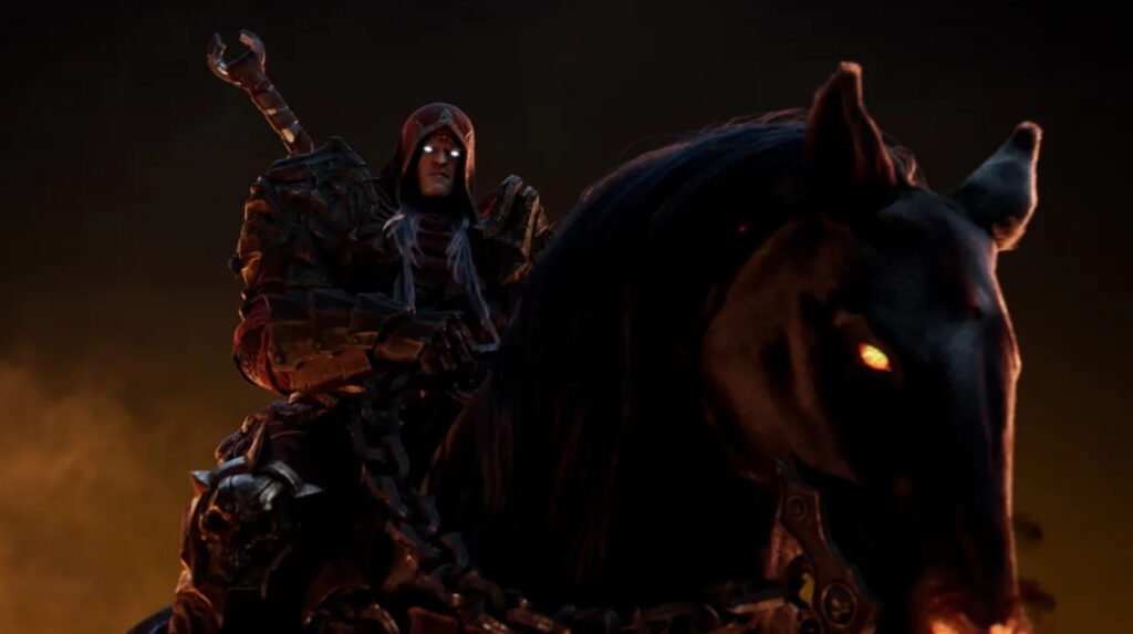 Główny bohater Darksiders 4 na koniu