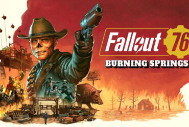 Ghoul z serialu Fallout na grafice promującej nowe rozszerzenie Burning Springs do Fallouta 76