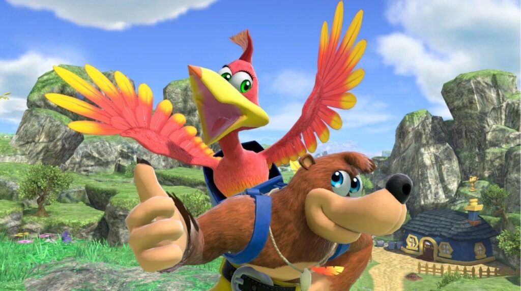 Główni bohaterowie Banjo-Kazooie